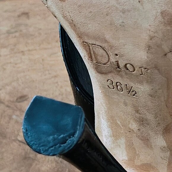 DIOR Patent Leather Strappy Heels - Picture 7 of 10